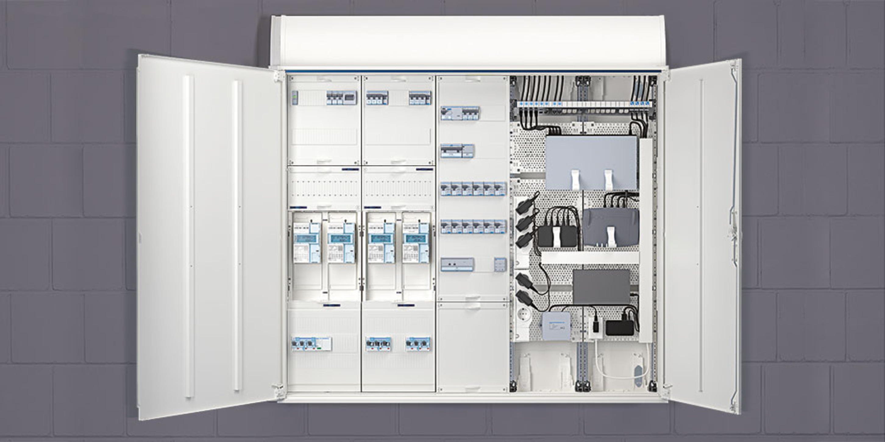Technikzentrale bei Elektro Themann in Hembrechts