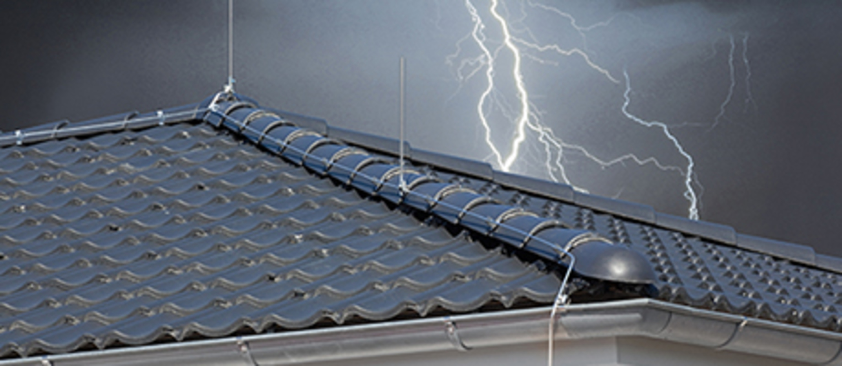 Äußerer Blitzschutz bei Elektro Themann in Hembrechts
