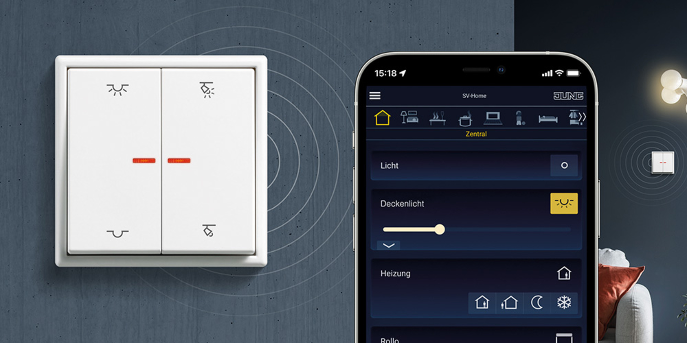 KNX RF Taster bei Elektro Themann in Hembrechts